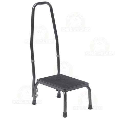 Foot Step Stool, Handle 300lbs 13031SV-KD : Rent A Knee Walker