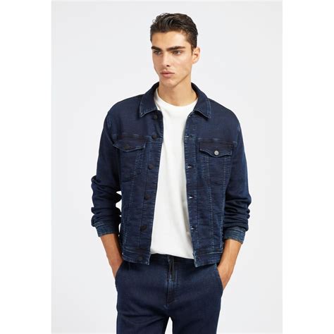 Guess Veste En Jean Coupe Classique Bleu Guess La Redoute