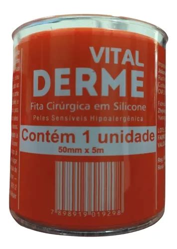 Fita Cir Rgica Em Silicone Cm X Metros Vital Derme Un Frete Gr Tis