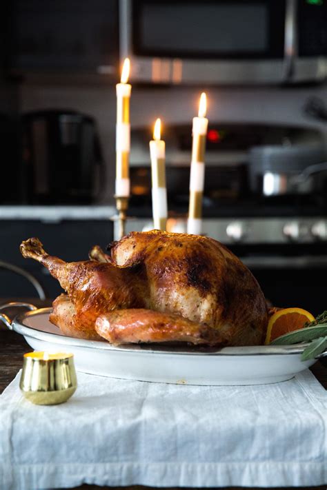 Dry Rubbed Roasted Honeysuckle White Turkey With Honey Rosemary Glaze