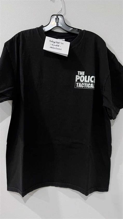 Band Tees × Rock Band × Vintage The Police “tactical”… Gem