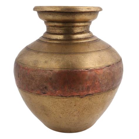 Religious Brass And Copper Water Pot