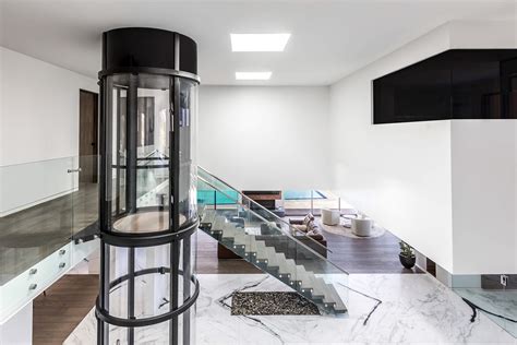 Vuelift Round Glass Panoramic Home Elevator Azure Magazine Azure Magazine