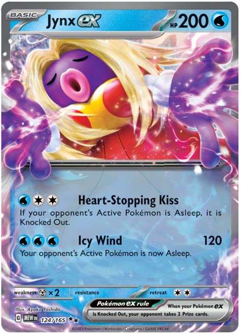 Jynx Ex Scarlet Violet Pokemon Card