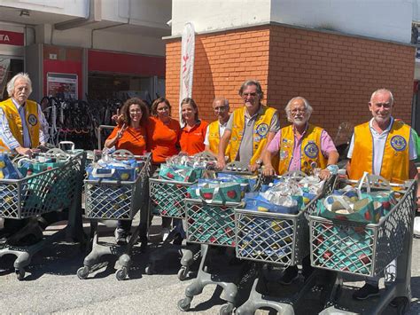 Il Lions Club Sanremo Host Consegna 40 Borse Alimentari Alle Famiglie