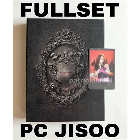 Fullset Album Blackpink Kill This Love Black Ver Ktl Photocard Jisoo