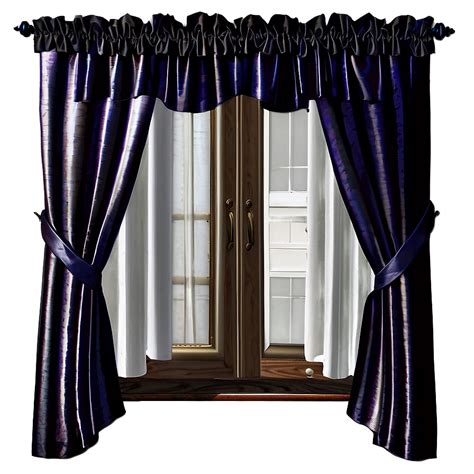 Download Black Velvet Curtains Png 05252024