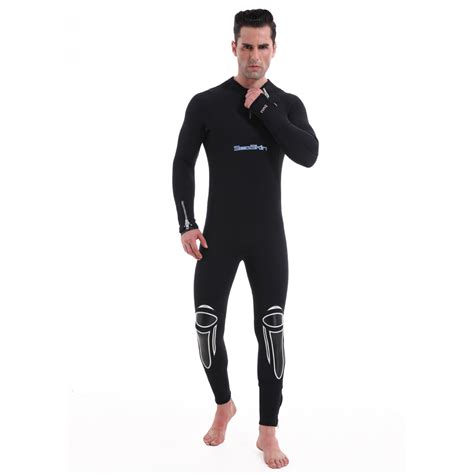 Seaskin Mm Scuba Diving Wetsuit Back Zip Wetsuit For Me Professional