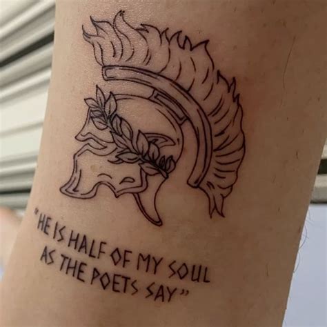 Song of Achilles tattoo Tatuagem A Canção de Aquiles Inspiração