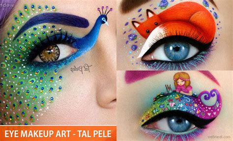 20 Beautiful And Creative Eye Makeup Ideas And Art Works By Tal Pele