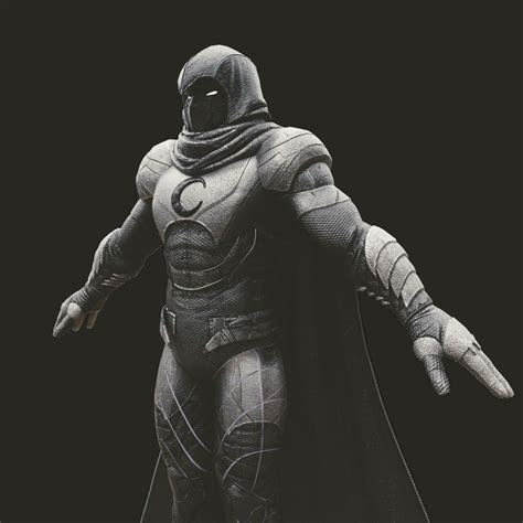 Moon Knight 3d Model 3d Model 3d Model Rigged Cgtrader