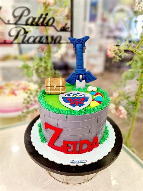 Tarta Cumpleaños Zelda Gamer El Patio de Picasso