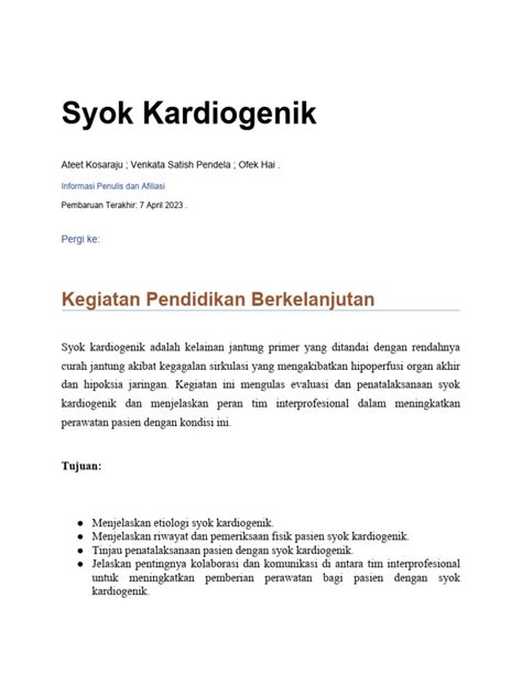 Syok Kardiogenik Pdf