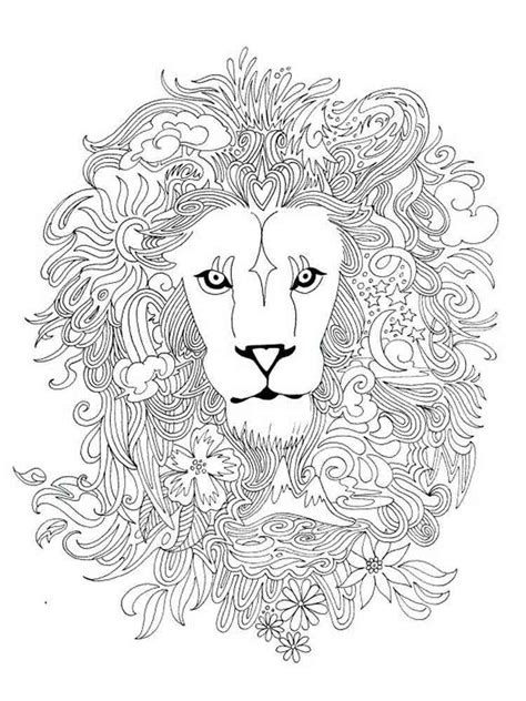 Coloring Pages For Adults Lion