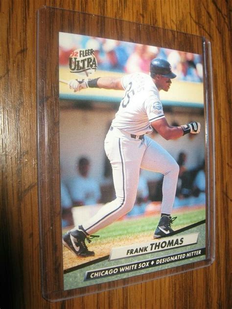 Mint 1992 Fleer Ultra 44 Frank Thomas Baseball Card Mint Condition