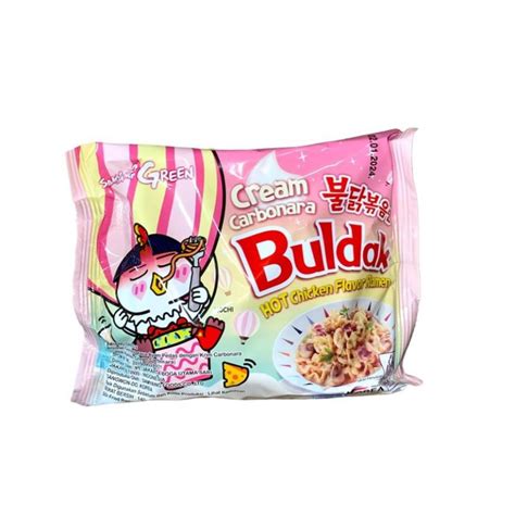 Jual SAMYANG HOT CHICKEN RAMEN MIE INSTAN PEDAS KOREA Krim Carbonara MI Goreng Shopee