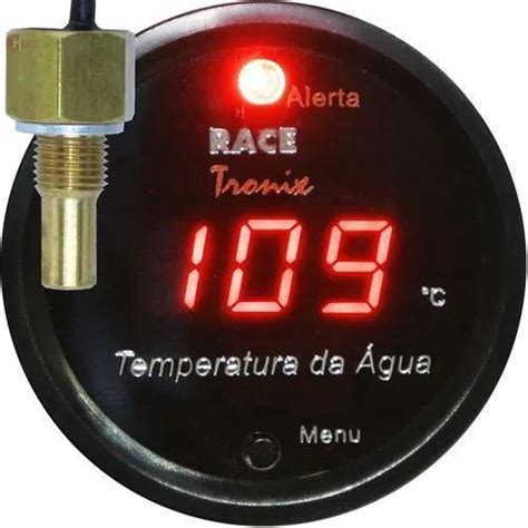 Medidor Temperatura Água Digital Carro Led Vermelho Th10 no Shoptime