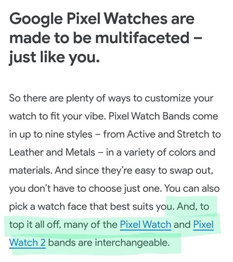 Pixel Watch 2 Bands Compatibility : r/PixelWatch