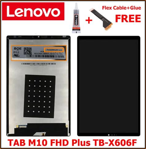 LENOVO TAB M10 FHD Plus TB-X606F X606X X606 Touch Screen LCD Display ...
