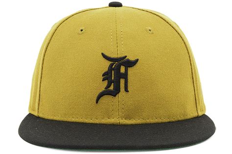 Fear Of God New Era Fitted Cap Hat Vintage Gold Fifth Collection