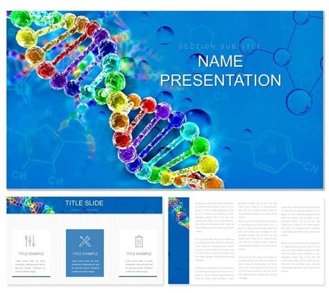 Gene Therapy Universal Genetic Code PowerPoint Template