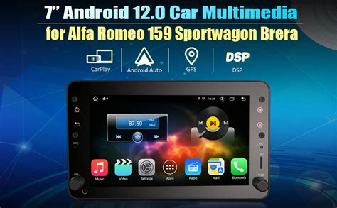 Android 12 4G 64G 8 Core Autoradio Pour Alfa Romeo 159 Sportwagon