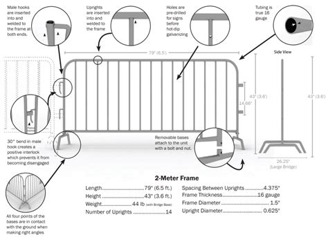 1 Steel Barricades Buy Blockader Classic Crowd Barriers