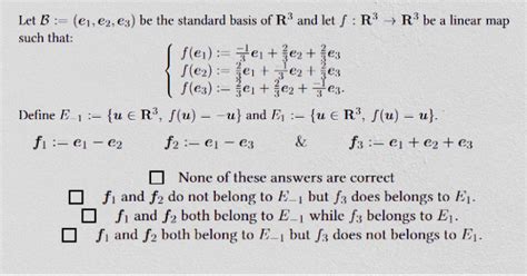 Solved A Let B C1 C2 C3 Be The Standard Basis Of R And