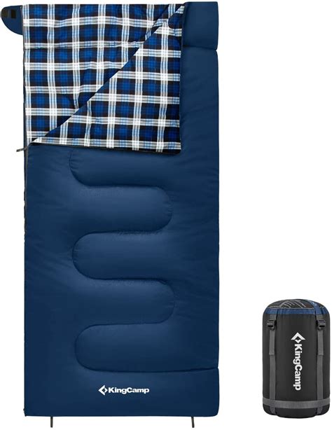 Kingcamp Camping Sleeping Bag Cotton Flannel Sleeping Bags For Adults