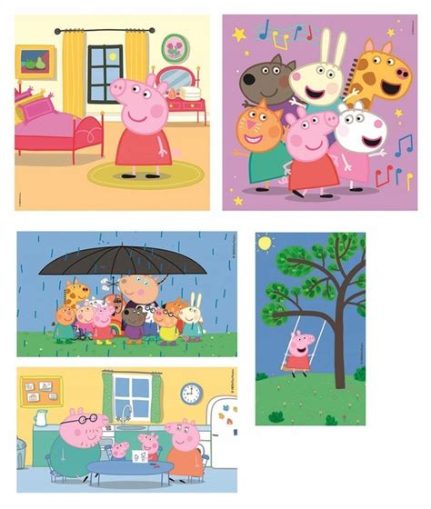 Puzzle 10w1 Świnka Peppa Clementoni