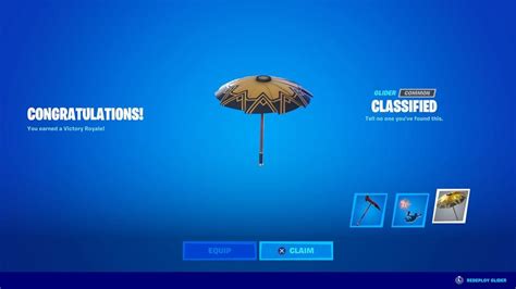 ‘fortnite Chapter 2 Season 2 Victory Royale Umbrella Revealed And It