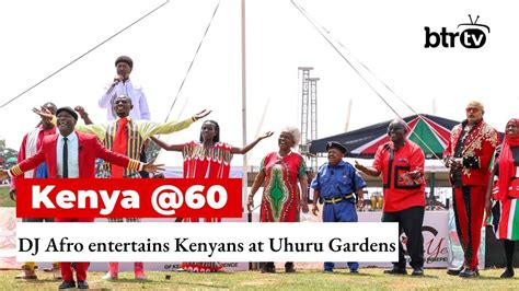 DJ Afro Entertains Kenyans At Uhuru Gardens During The Jamhuri Day