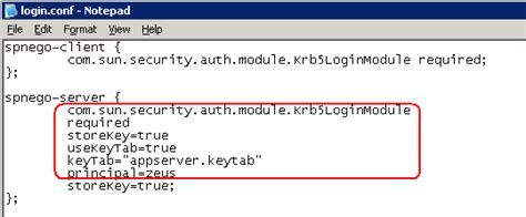 Creating A Keytab File For Your Kerberos Spnego App Server