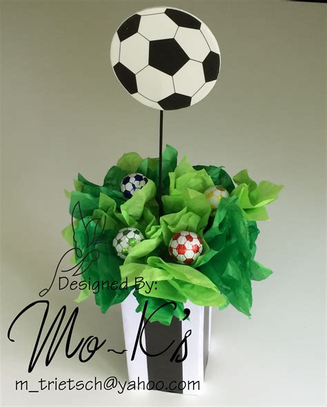 Soccer Centerpiece Soccer Birthday Parties Football Birthday Party