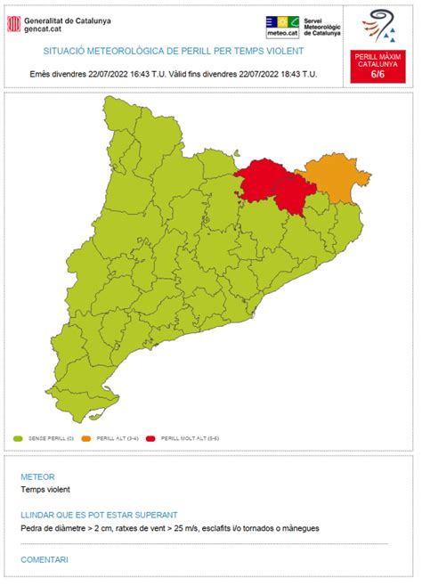 Meteocat On Twitter El Servei Meteorol Gic De Catalunya Emet Av S