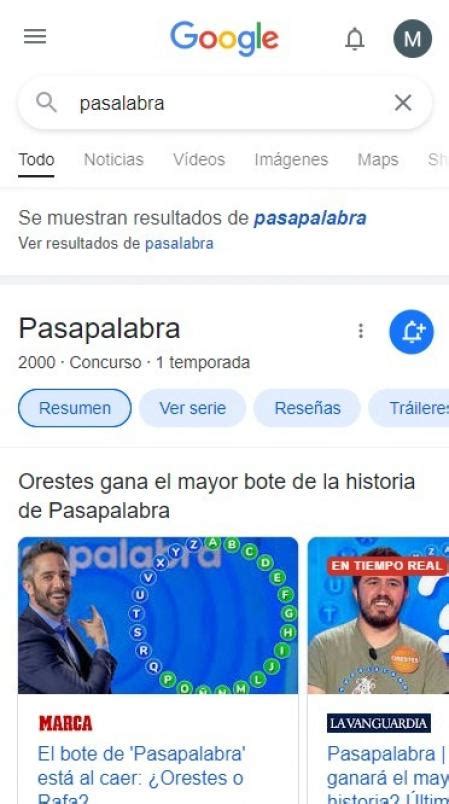 Quién ganará el rosco de Pasapalabra Google ya tiene la respuesta