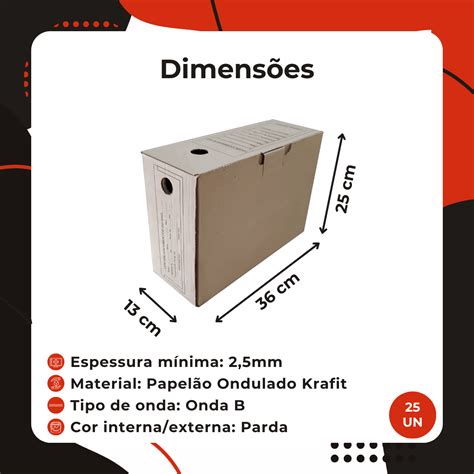 25 Caixas Para Arquivo Morto Papelão Fortebox ForteBox