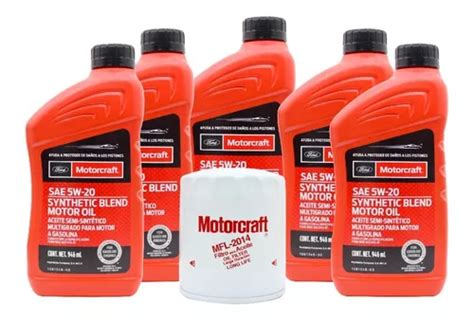 Kit Aceites W Semi Sintetic Filtro Mfl Motorcraft