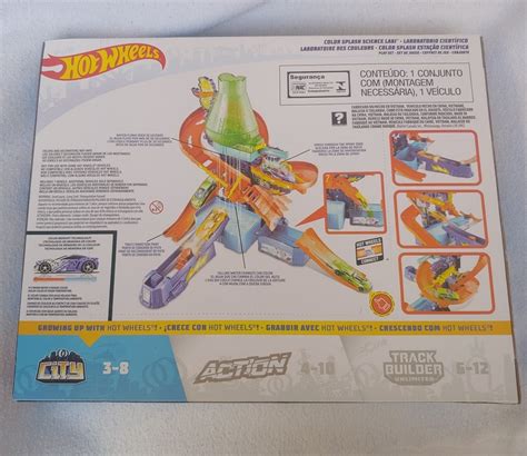 Hot Wheels Laboratorio Cient Fico Pista Nueva Fotos Reales Env O Gratis