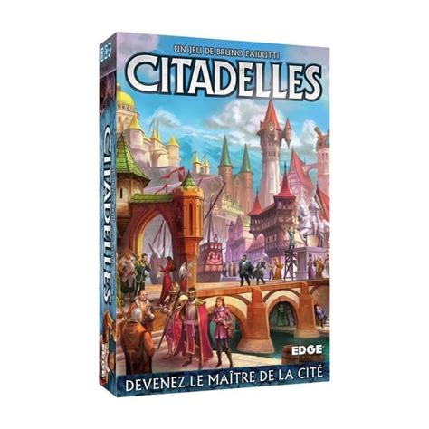 Jeu de société EDGE Citadelles quatrième édition Bluff et