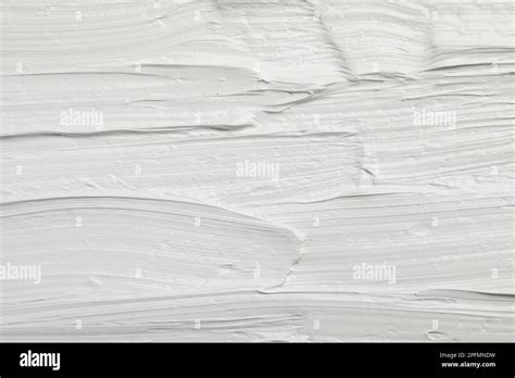Texture Of White Oil Paint As Background Closeup Stock Photo Alamy