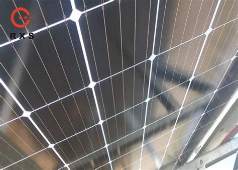 El Panel Solar De Cristal Dual Bifacial Monocristalino W Cells V