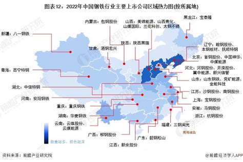 全网最全！2022年中国钢铁行业上市公司市场竞争格局分析 三大方面进行全方位对比前瞻趋势 前瞻产业研究院