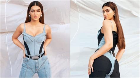 Kriti Sanon For Ganpat Trailer Launch Puts Sultry Twist On Denim On