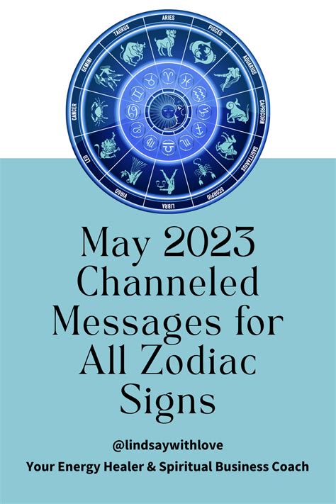 Channeled messages from my Guides for May 2023 for all zodiac signs ...