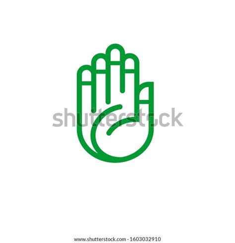 High Five Logo Design Vector Template Stock Vector (Royalty Free ...