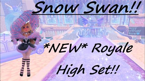 *NEW* SNOW SWAN SET in Royale High!! || BUYING THE NEW SET!! - YouTube