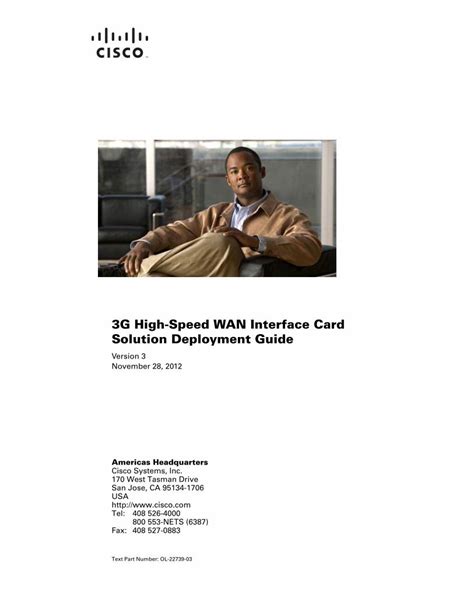 PDF 3G High Speed WAN Interface Card Solution Deployment Guide