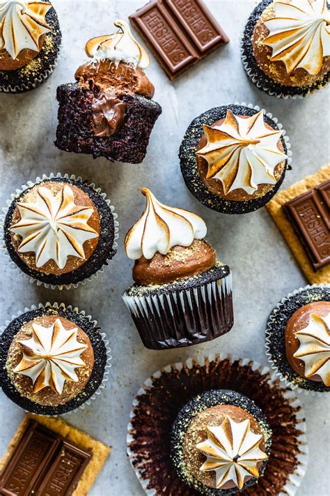 Easy Smores Cupcakes Recipe