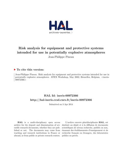 Pdf Risk Analysis Atex Dokumen Tips